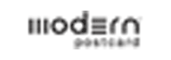 blurry modern postcard logo