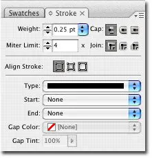 adobe illustrator stroke settings menu